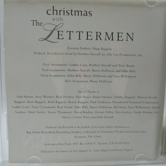 Christmas With The Lettermen CD 1995 - Picture 3 of 4